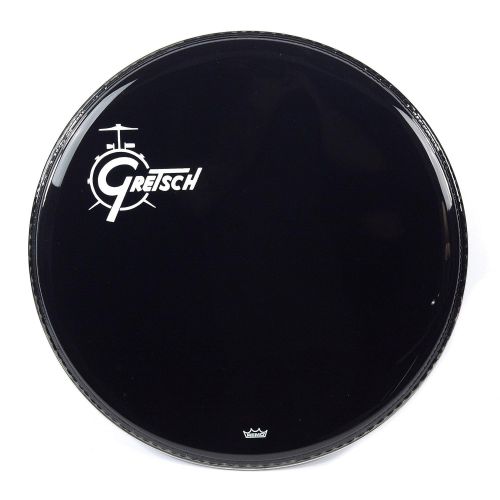  Gretsch bass head, ebony 22in logo