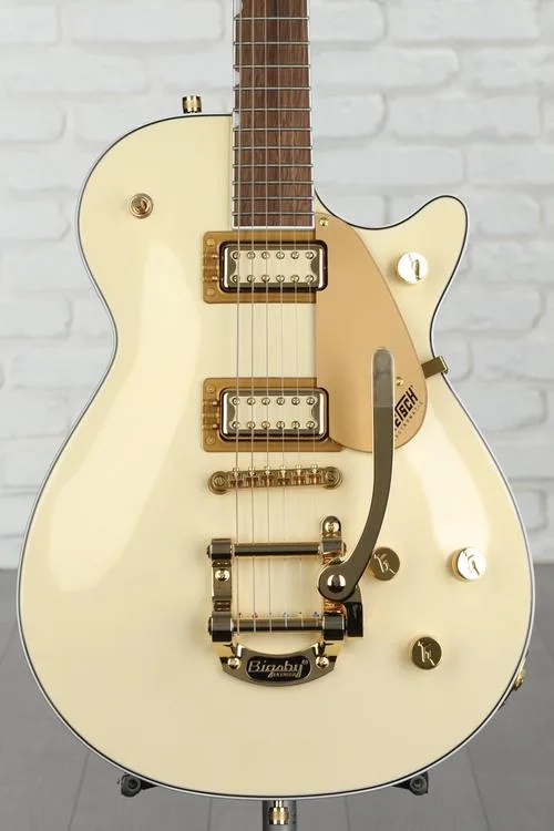 Gretsch Electromatic Pristine LTD Jet Electric Guitar with Bigsby - White Gold Demo