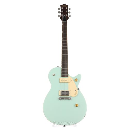  Gretsch G2215-P90 Streamliner Junior Jet Club Electric Guitar - Mint Metallic with Laurel Fingerboard