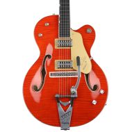 Gretsch G6120TFM-BSNV Brian Setzer Signature Nashville Electric Guitar - Orange Stain