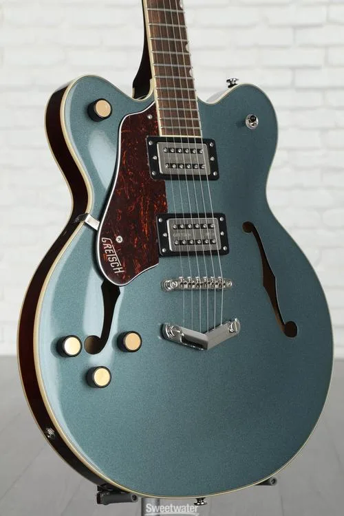  Gretsch G2622LH Streamliner Center Block Double-Cut Left-handed Electric Guitar - Gunmetal