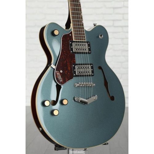  Gretsch G2622LH Streamliner Center Block Double-Cut Left-handed Electric Guitar - Gunmetal