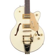 Gretsch Electromatic Chris Rocha Broadkaster Jr. Semi-hollowbody Electric Guitar - Vintage White, Bigsby Tailpiece