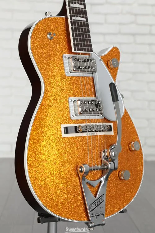  Gretsch G6129T-89VS Vintage Select '89 Sparkle Jet Electric Guitar - Gold Sparkle