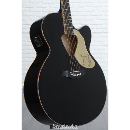  Gretsch G5022CBFE Rancher Falcon Jumbo Cutaway Acoustic-Electric Guitar - Black