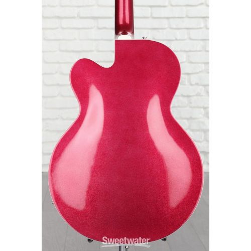  Gretsch G6120T-HR Brian Setzer Signature Hot Rod - Magenta Sparkle with Rosewood Fingerboard