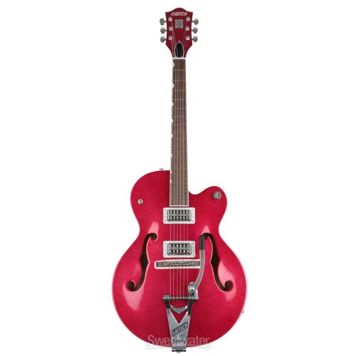  Gretsch G6120T-HR Brian Setzer Signature Hot Rod - Magenta Sparkle with Rosewood Fingerboard