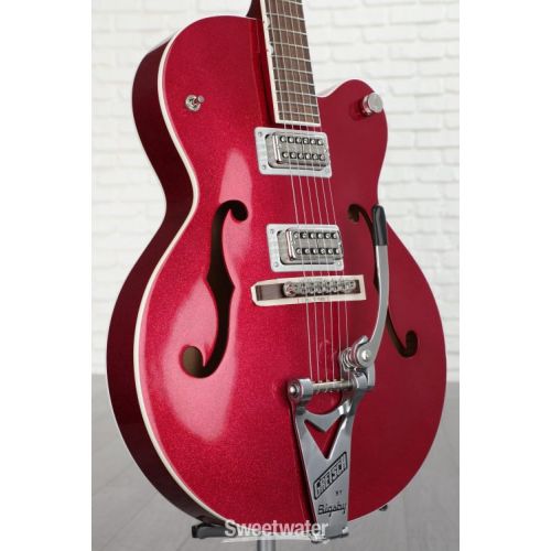  Gretsch G6120T-HR Brian Setzer Signature Hot Rod - Magenta Sparkle with Rosewood Fingerboard