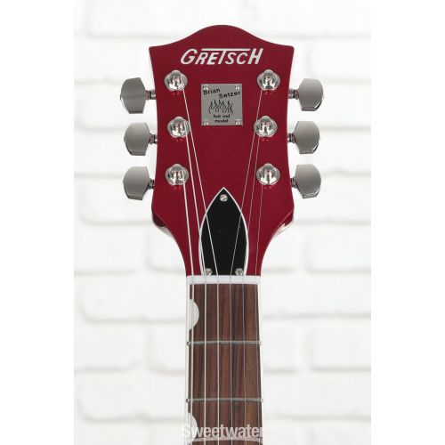  Gretsch G6120T-HR Brian Setzer Signature Hot Rod - Magenta Sparkle with Rosewood Fingerboard