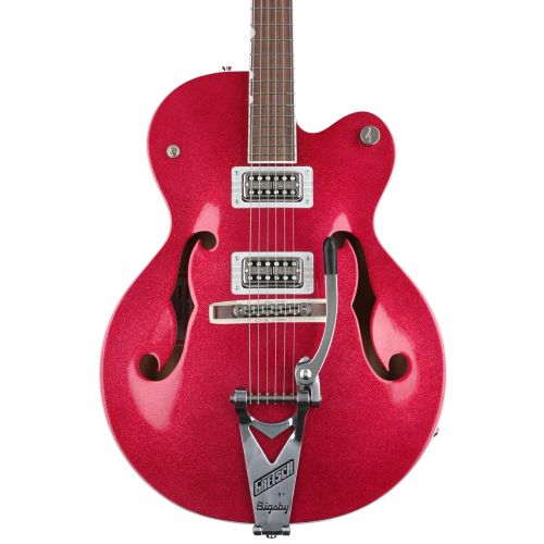  Gretsch G6120T-HR Brian Setzer Signature Hot Rod - Magenta Sparkle with Rosewood Fingerboard