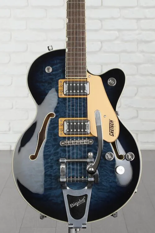 Gretsch G5655T-QM Electromatic Center Block Jr. Quilt Semi-hollowbody Electric Guitar - Hudson Sky