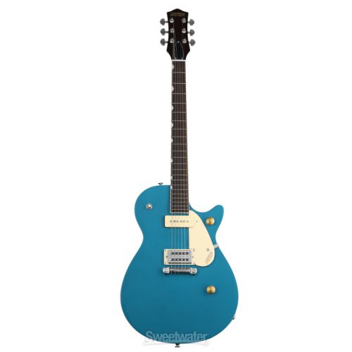  Gretsch G2215-P90 Streamliner Junior Jet Club P90 Electric Guitar - Ocean Turquoise