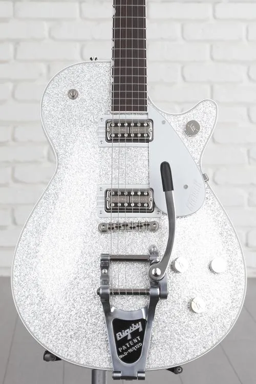 Gretsch G6129 Players Edition Duo Jet - Silver Sparkle