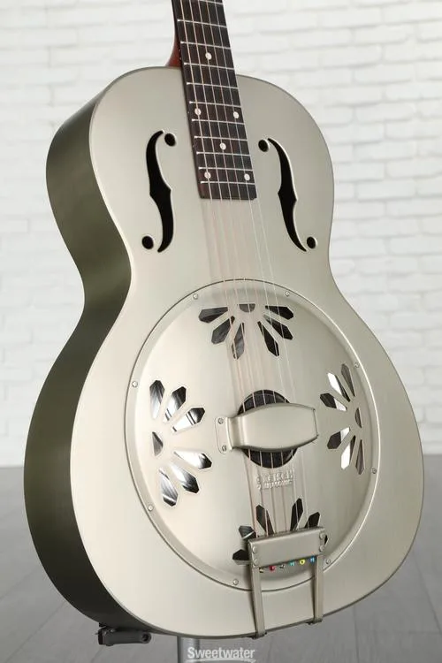 Gretsch G9201 Honey Dipper Round-Neck Metal Resonator - Brass Body, Padauk Fingerboard