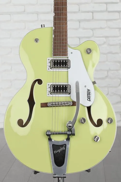 Gretsch G5420T Electromatic Classic Hollowbody Single-cut Electric Guitar with Bigsby - Two-tone Anniversary Green Demo