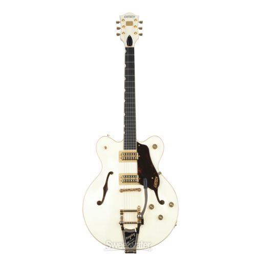  Gretsch G6609TDC Players Edition Broadkaster Center Block - Vintage White, Bigsby Tailpiece