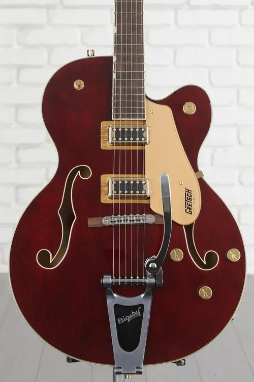 Gretsch G5428TG-59 Electromatic Hollowbody Electric Guitar - Walnut Stain, Sweetwater Exclusive Demo