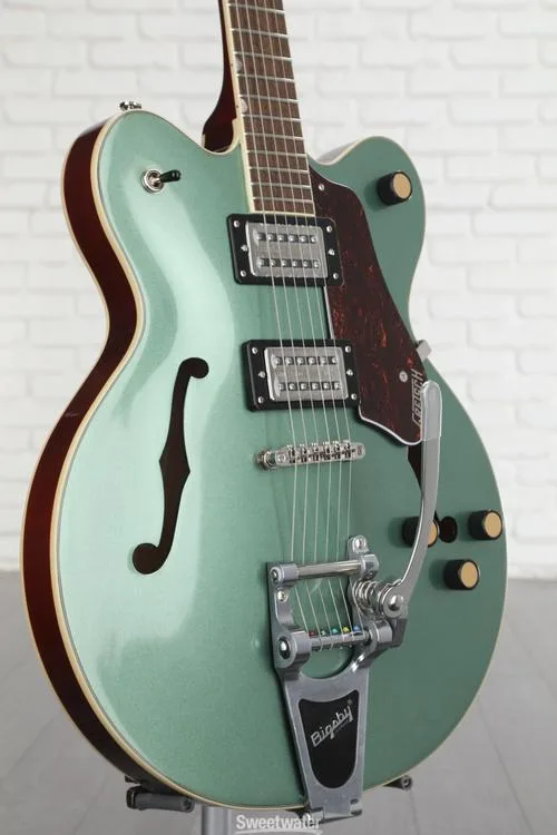  Gretsch G2622T Streamliner Center Block Double-Cut Electric Guitar - Steel Olive Demo