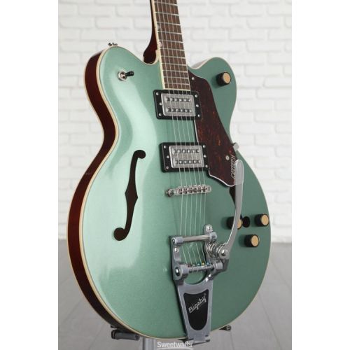  Gretsch G2622T Streamliner Center Block Double-Cut Electric Guitar - Steel Olive Demo