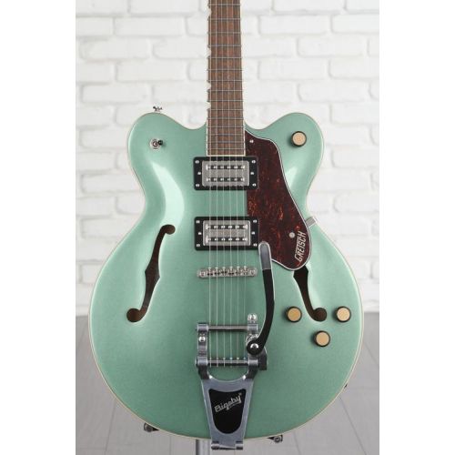  Gretsch G2622T Streamliner Center Block Double-Cut Electric Guitar - Steel Olive Demo