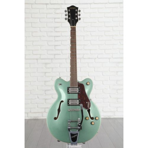  Gretsch G2622T Streamliner Center Block Double-Cut Electric Guitar - Steel Olive Demo