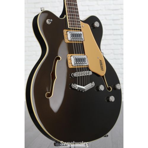  Gretsch G5622 Electromatic Center Block Double-Cut with V-Stoptail Electric Guitar - Black Gold