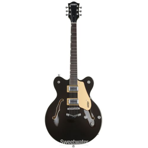  Gretsch G5622 Electromatic Center Block Double-Cut with V-Stoptail Electric Guitar - Black Gold