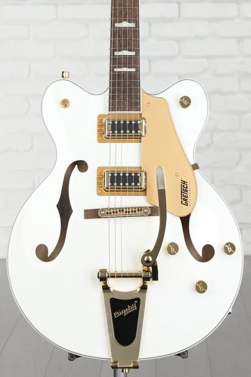 Gretsch G5422TG Electromatic Classic Hollowbody Double-Cut with Bigsby - Snowcrest White