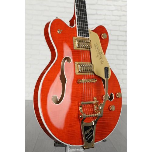  Gretsch G6620TFM Players Edition Nashville Center Block - Orange Stain, Bigsby Tailpiece