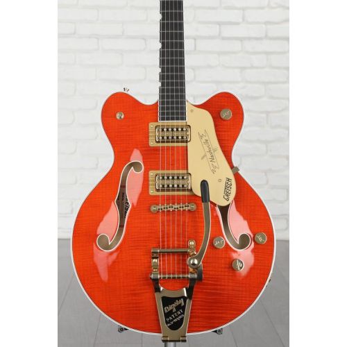  Gretsch G6620TFM Players Edition Nashville Center Block - Orange Stain, Bigsby Tailpiece