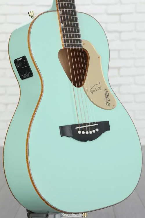 Gretsch G5021E Rancher Penguin Parlor Acoustic-electric Guitar - Mint Metallic