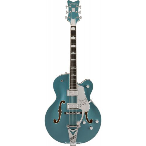  Gretsch G6136T-140 PRO 140th Double Platinum Edition Falcon Hollowbody Electric Guitar - Two-tone Stone Platinum/Pure Platinum with Bigsby Tailpiece