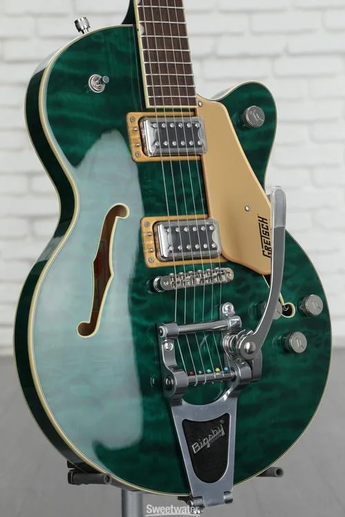  Gretsch G5655T-QM Electromatic Center Block Jr. Quilt Semi-hollowbody Electric Guitar - Mariana