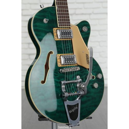  Gretsch G5655T-QM Electromatic Center Block Jr. Quilt Semi-hollowbody Electric Guitar - Mariana