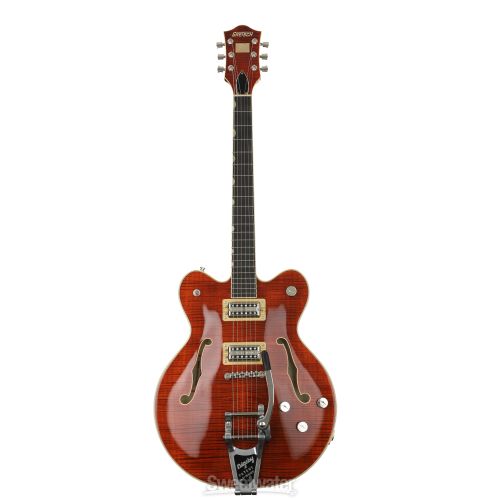  Gretsch G6609TDC Players Edition Broadkaster Center Block - Bourbon Stain, Bigsby Tailpiece