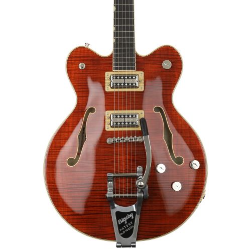  Gretsch G6609TDC Players Edition Broadkaster Center Block - Bourbon Stain, Bigsby Tailpiece