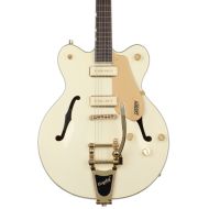 Gretsch Electromatic Pristine LTD Center Block Double-Cut Semi-hollowbody Electric Guitar with Bigsby - White Gold