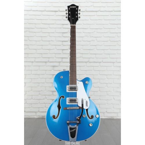  Gretsch G5420T Electromatic Classic Hollowbody Single-cut Electric Guitar with Bigsby - Azure Metallic