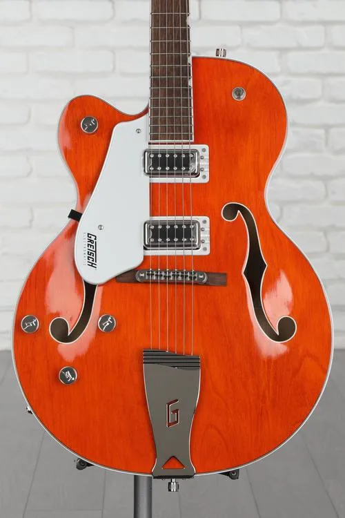 Gretsch G5420LH Electromatic Classic Hollowbody Single-cut Left-handed Electric Guitar - Orange Stain Demo