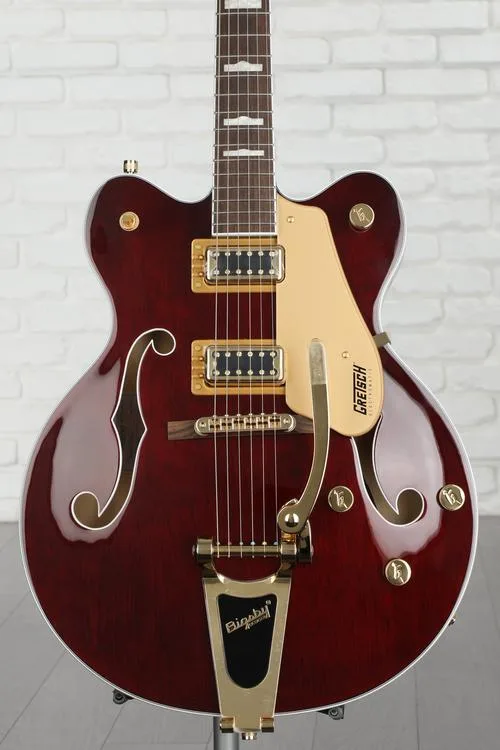 Gretsch G5422TG Electromatic Classic Hollowbody Double-Cut Electric Guitar with Bigsby - Walnut Stain