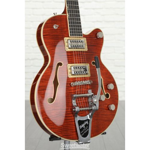  Gretsch G6659TFM Players Edition Broadkaster Jr. Center Block - Bourbon Flame