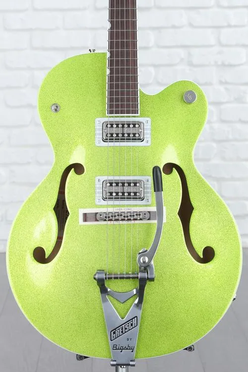 Gretsch G6120T Brian Setzer Signature Hot Rod - Extreme Coolant Green Sparkle