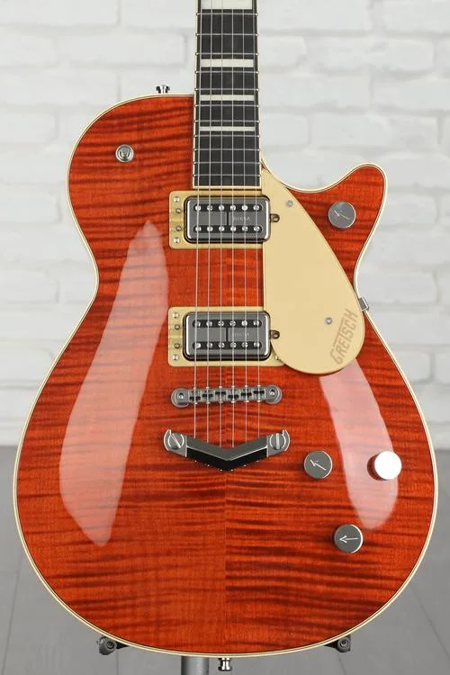 Gretsch G6228FM Player's Edition Duo Jet Electric Guitar - Bourbon Flame