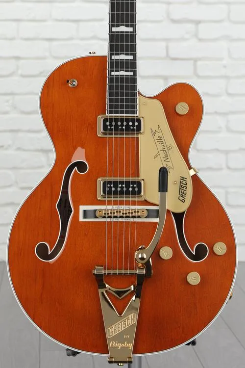 Gretsch G6120TG-DS Players Edition Nashville with Dynasonics and Bigsby - Roundup Orange