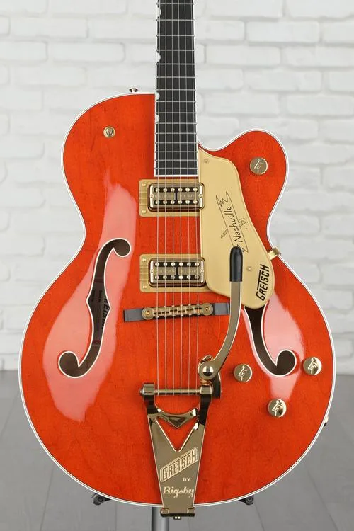 Gretsch G6120TG Players Edition Nashville with Bigsby - Orange Stain Demo