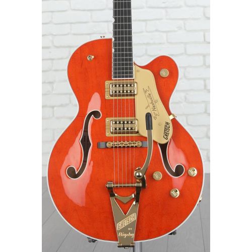  Gretsch G6120TG Players Edition Nashville with Bigsby - Orange Stain Demo