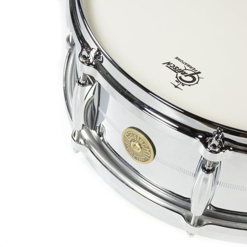  Gretsch 5x14 USA G-4000 Chrome Over Brass Snare Drum