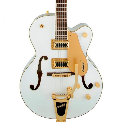  Gretsch Guitars G5420T Electromatic Hollow Body Electric Guitar Snow Crest White