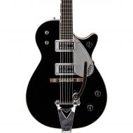 Gretsch Guitars},description:The G6128T-TVP Power Jet puts a snarl into That Great Gretsch Sound! Its a modified version of the classic Duo Jet, with a bound single-cutaway chamber