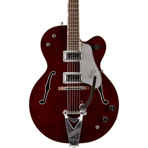  Gretsch Guitars G6119T-62 Vintage Select Edition 62 Tennessee Rose Hollowbody with Bigsby Dark Cherry Stain